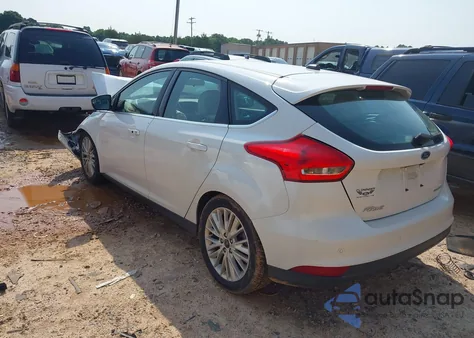 2016 Ford Focus Titanium from USA, damaged, VIN 1FADP3N28GL307942